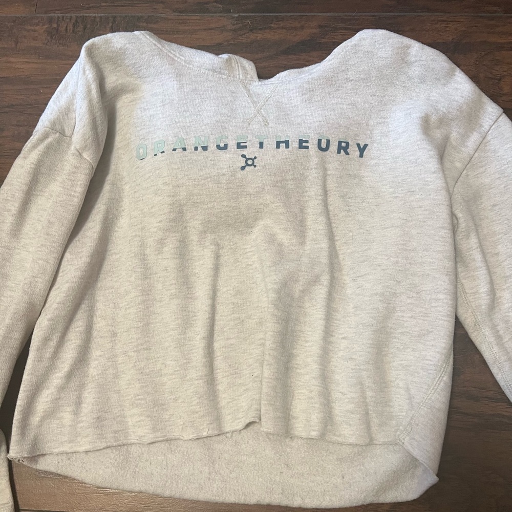 Orangetheory cropped hoodie